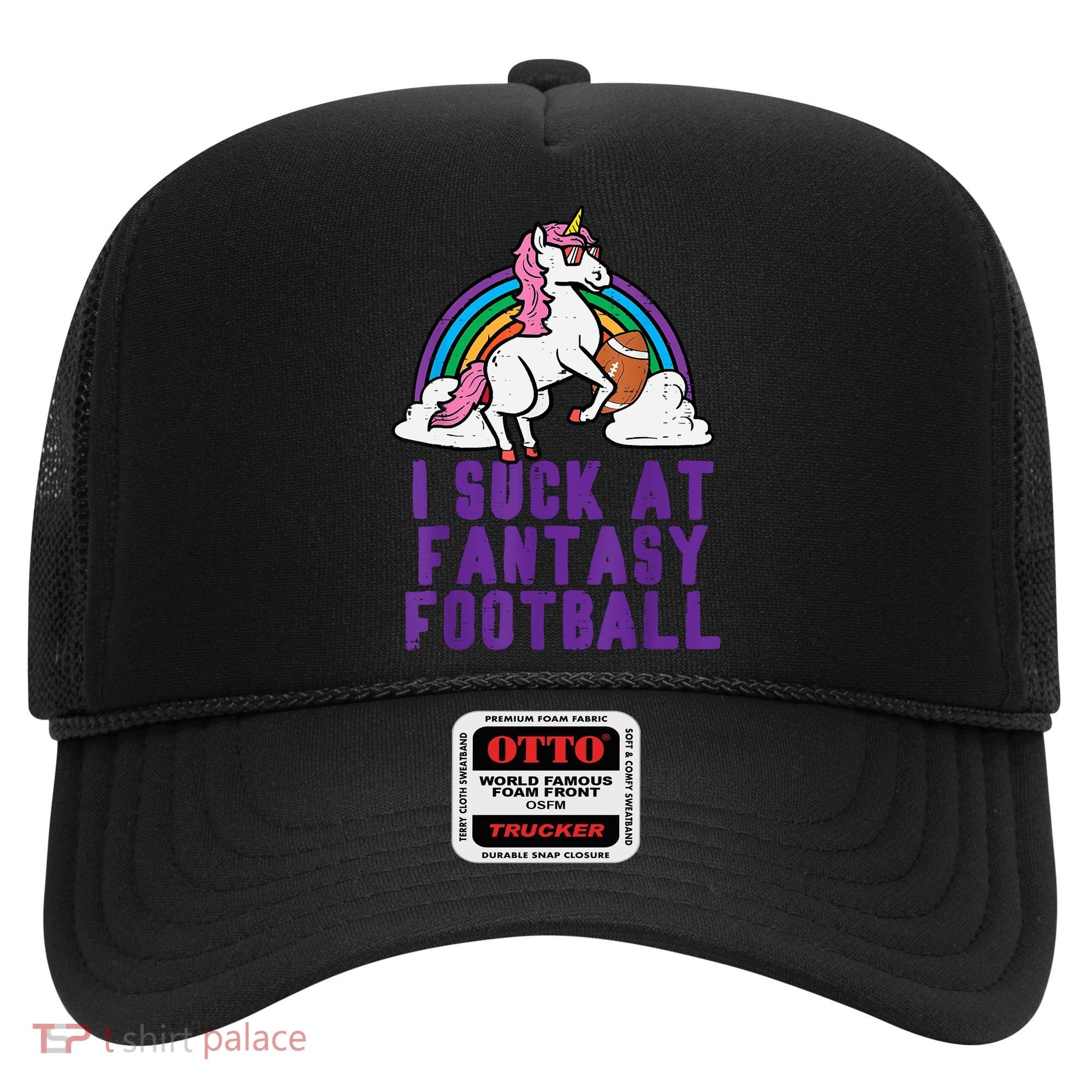 Funny Pink Fantasy Football Loser Unicorn Hat