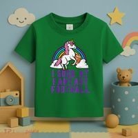 Funny Pink Fantasy Football Loser Unicorn Toddler T-Shirt thumb 3