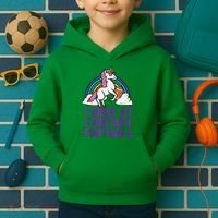 Funny Pink Fantasy Football Loser Unicorn Kids Hoodie thumb 2