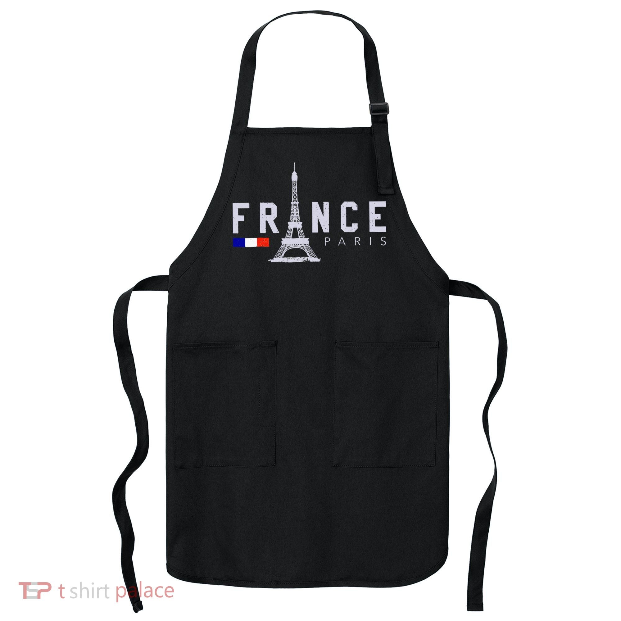 France Paris French Flag Eiffel Tower Souvenir Gift Apron