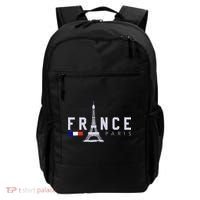France Paris French Flag Eiffel Tower Souvenir Gift Backpack thumb 0