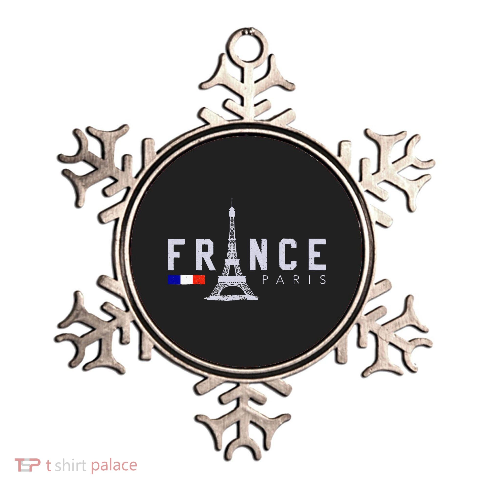 France Paris French Flag Eiffel Tower Souvenir Gift Ornament