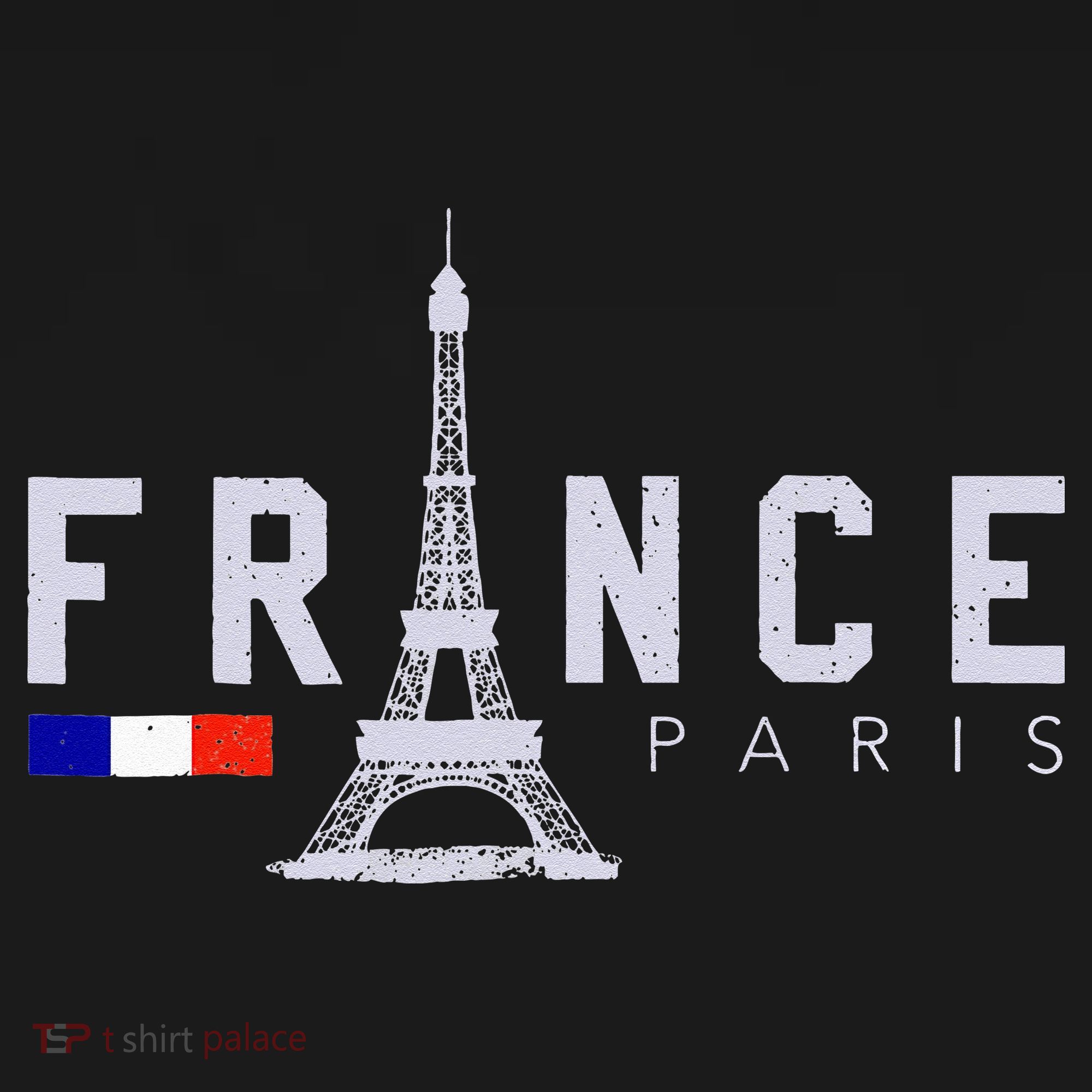 France Paris French Flag Eiffel Tower Souvenir Gift Kids Long Sleeve Shirt