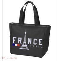 France Paris French Flag Eiffel Tower Souvenir Gift Tote Bag thumb 3