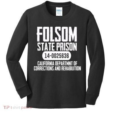 Folsom Prison Kids Long Sleeve Shirt