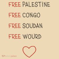 Free Palestine Free Congo Free Soudan Free World Tote Bag thumb 4