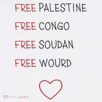 Free Palestine Free Congo Free Soudan Free World Women's Hoodie thumb 2