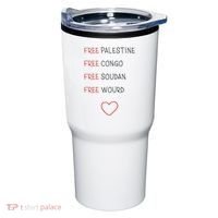 Free Palestine Free Congo Free Soudan Free World Tumbler thumb 0