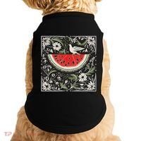 Free Palestine Fruits Watermelon Map Doggie Tank thumb 0