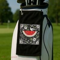Free Palestine Fruits Watermelon Map Golf Towel thumb 2