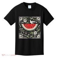 Free Palestine Fruits Watermelon Map Kids T-Shirt thumb 0