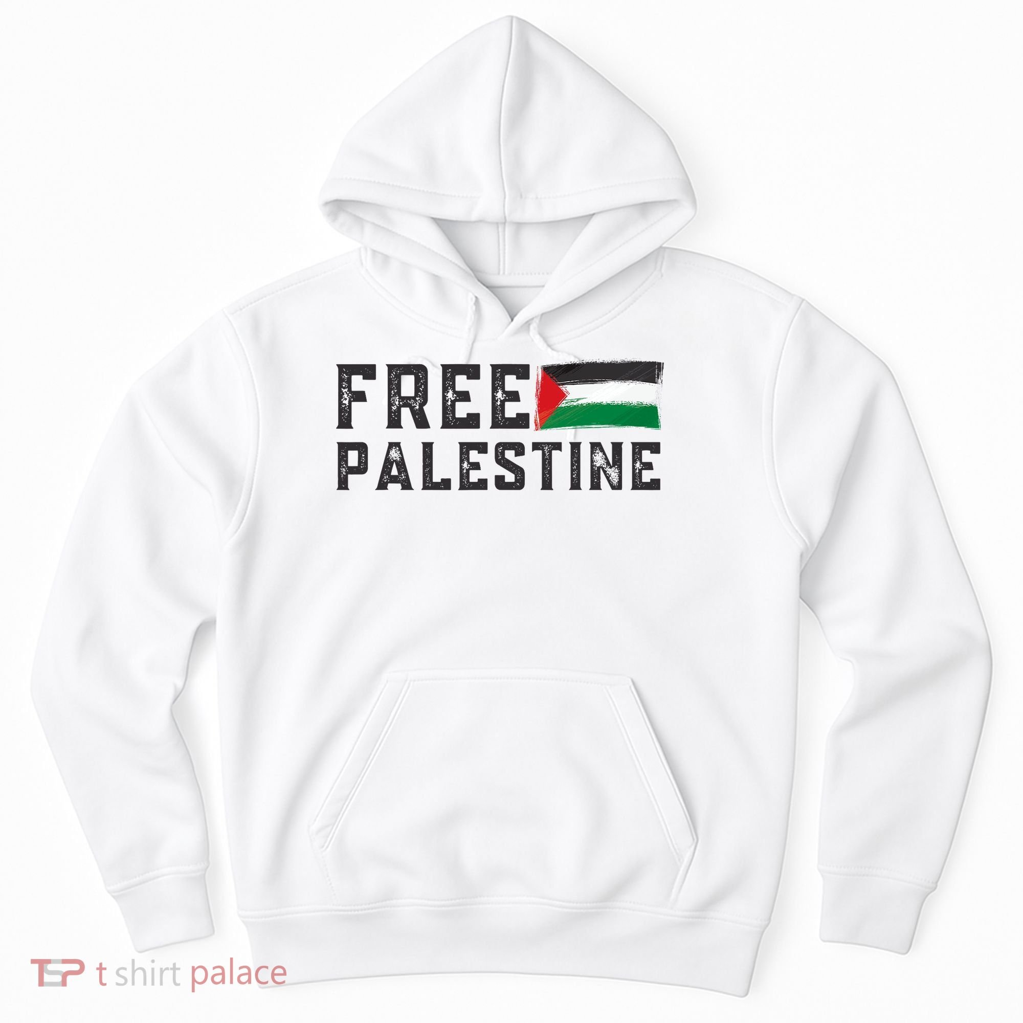 Free Palestine Flag Arabic Gaza Hoodie