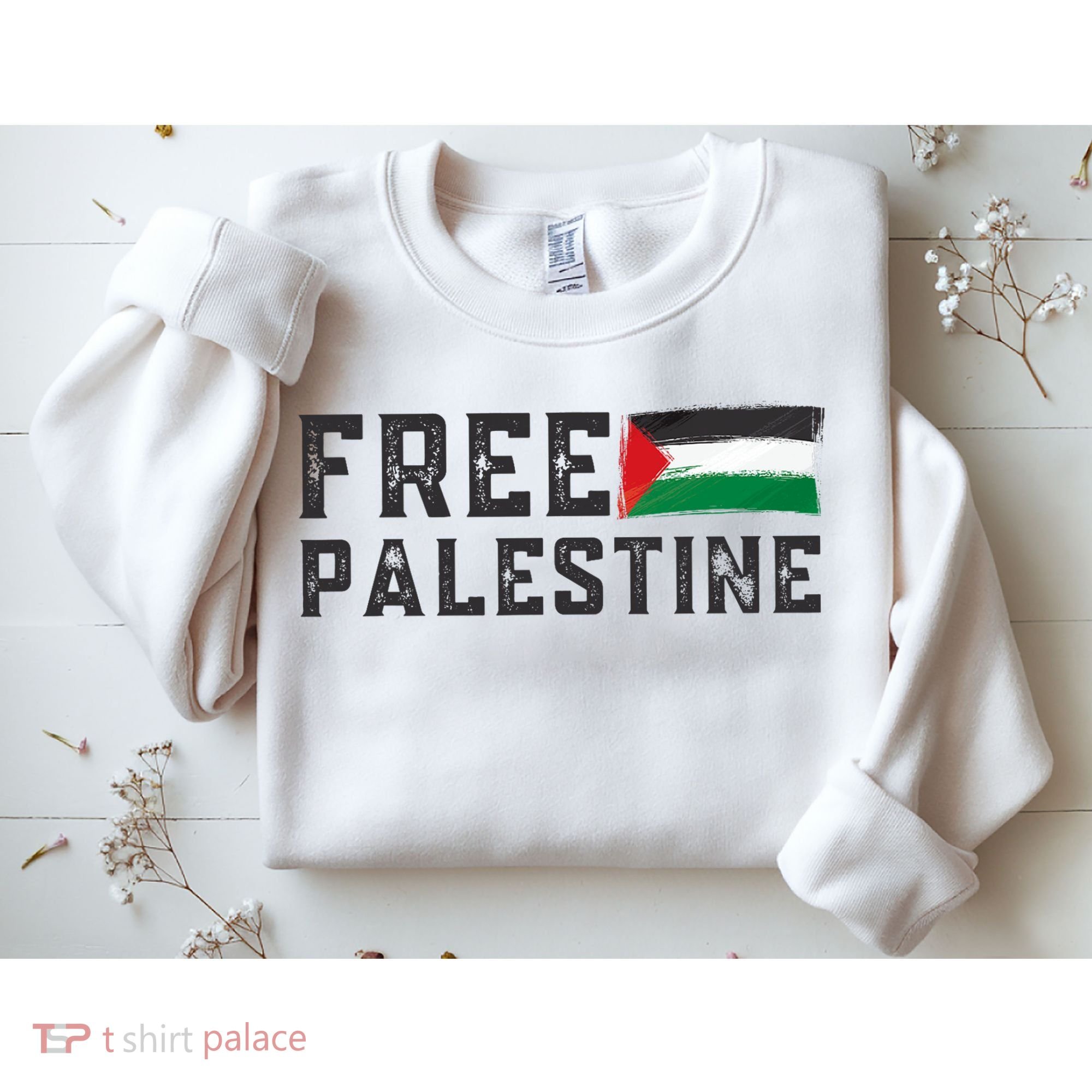 Free Palestine Flag Arabic Gaza Sweatshirt