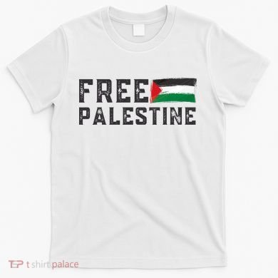 Free Palestine Flag Arabic Gaza T-Shirt