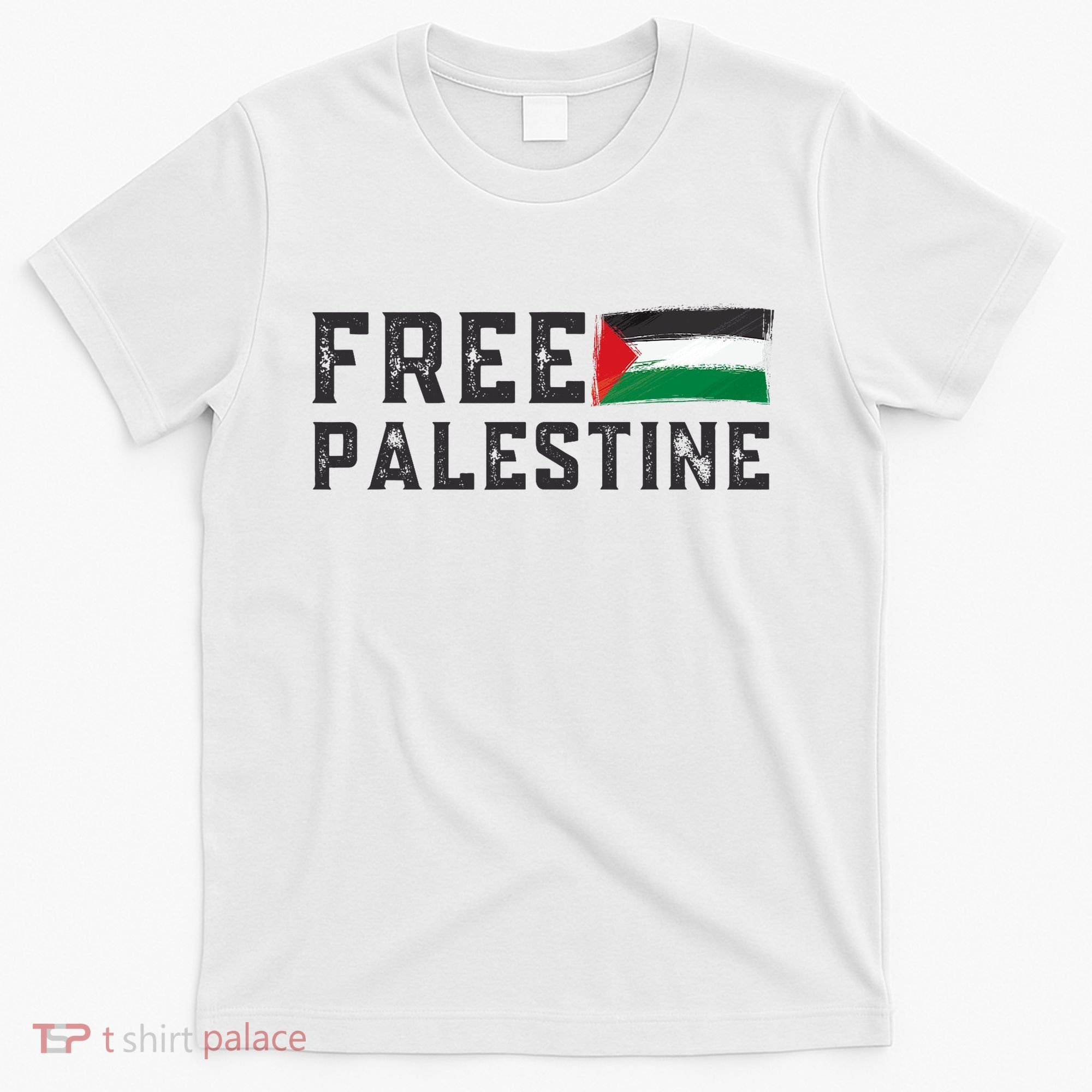 Free Palestine Flag Arabic Gaza T-Shirt
