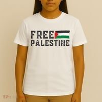 Free Palestine Flag Arabic Gaza T-Shirt thumb 4