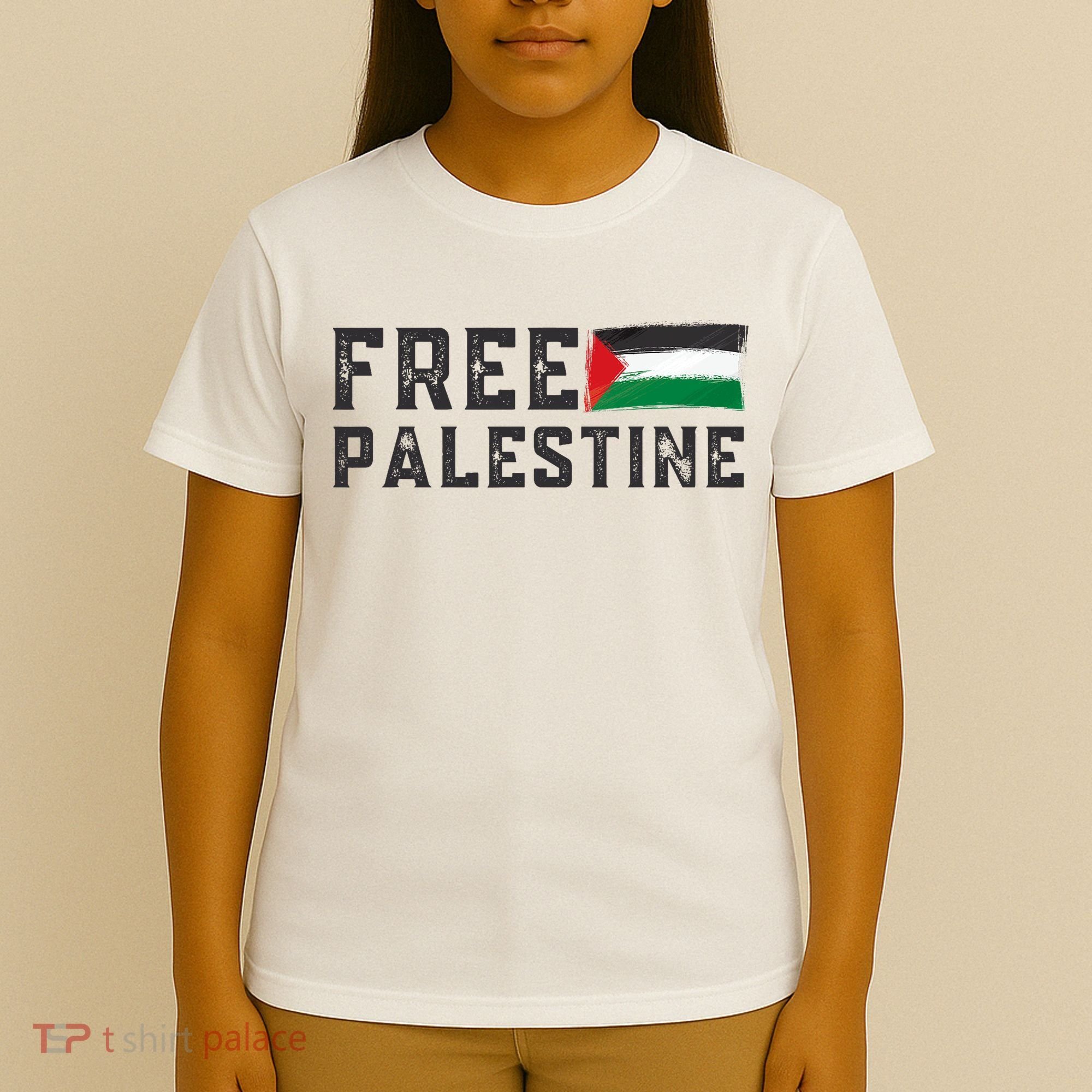 Free Palestine Flag Arabic Gaza T-Shirt