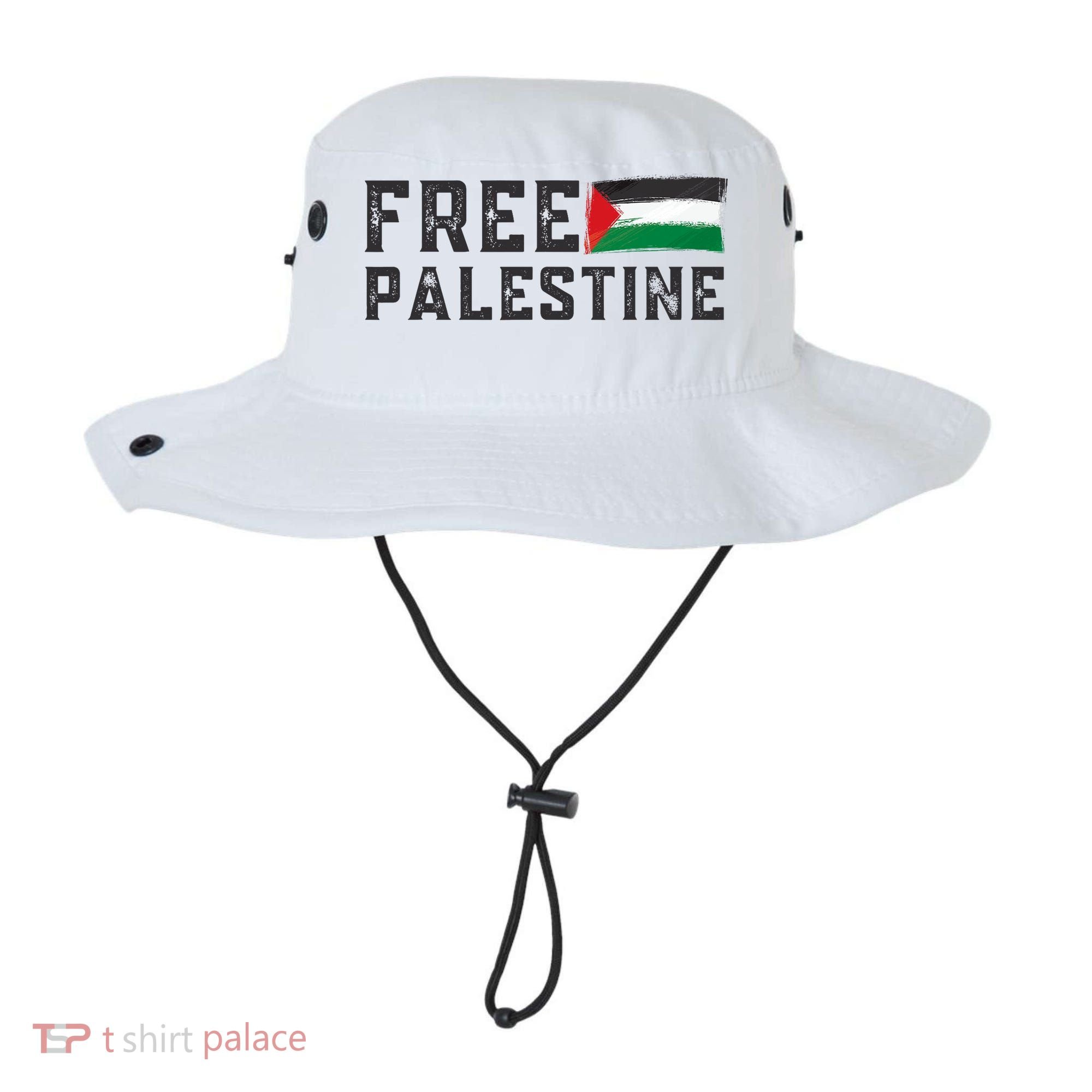Free Palestine Flag Arabic Gaza Bucket Hat