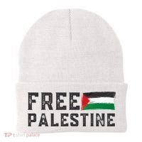 Free Palestine Flag Arabic Gaza Beanie thumb 0