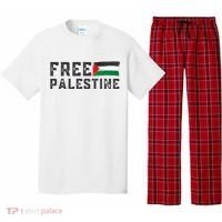 Free Palestine Flag Arabic Gaza Pajama Set thumb 0