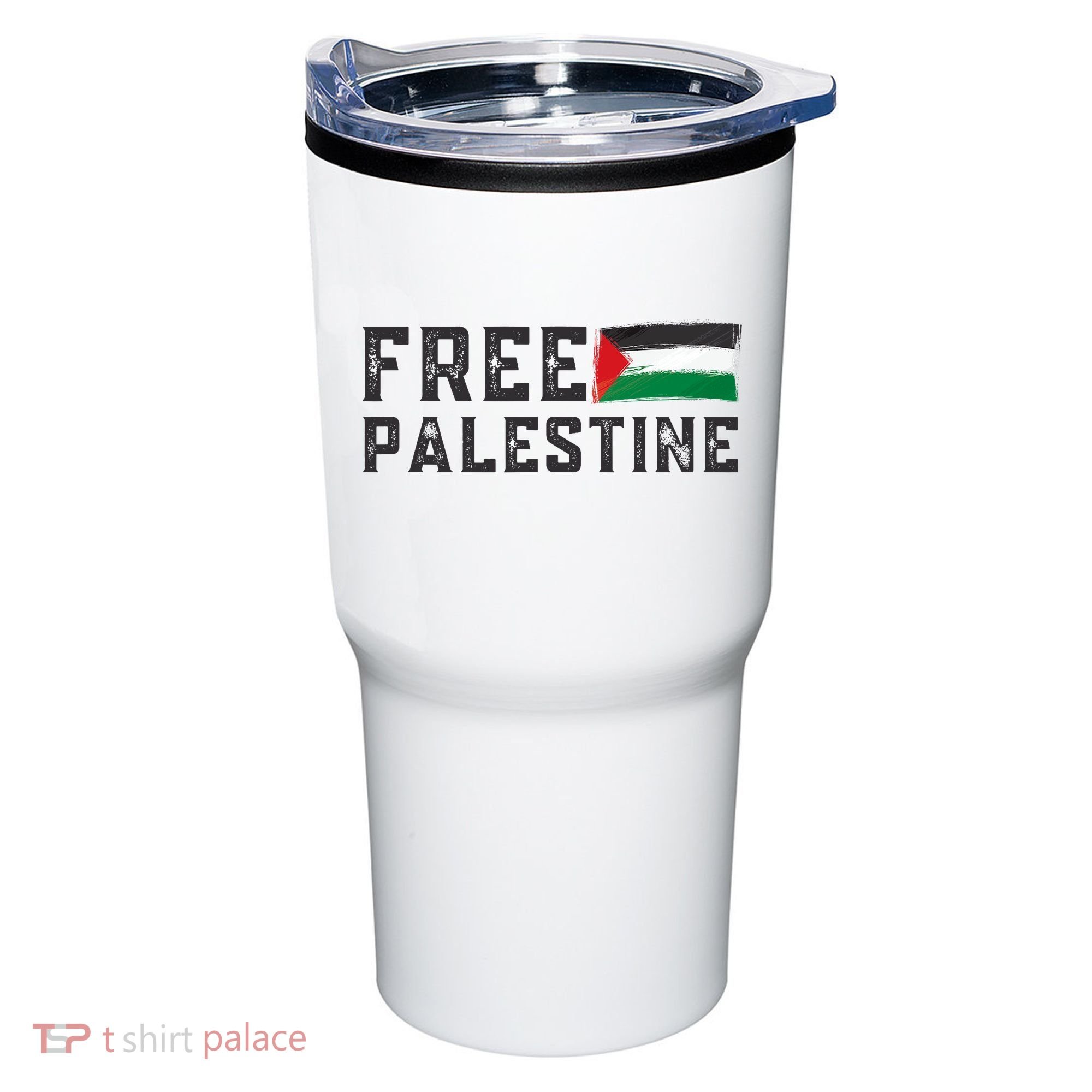 Free Palestine Flag Arabic Gaza Tumbler