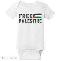 Free Palestine Flag Arabic Gaza Baby Bodysuit thumb 0
