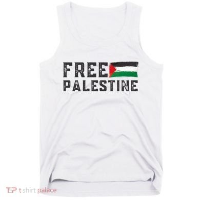 Free Palestine Flag Arabic Gaza Tank Top