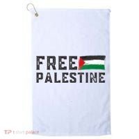 Free Palestine Flag Arabic Gaza Golf Towel thumb 0