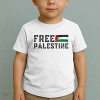 Free Palestine Flag Arabic Gaza Toddler T-Shirt thumb 2