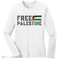 Free Palestine Flag Arabic Gaza Women's Long Sleeve Shirt thumb 0