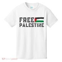 Free Palestine Flag Arabic Gaza Kids T-Shirt thumb 0