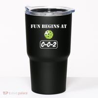 Fun Pickleball, Fun Begins At 002, Pickleball For Life Tumbler thumb 0