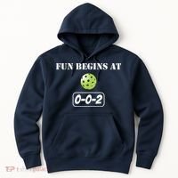 Fun Pickleball, Fun Begins At 002, Pickleball For Life Hoodie thumb 0