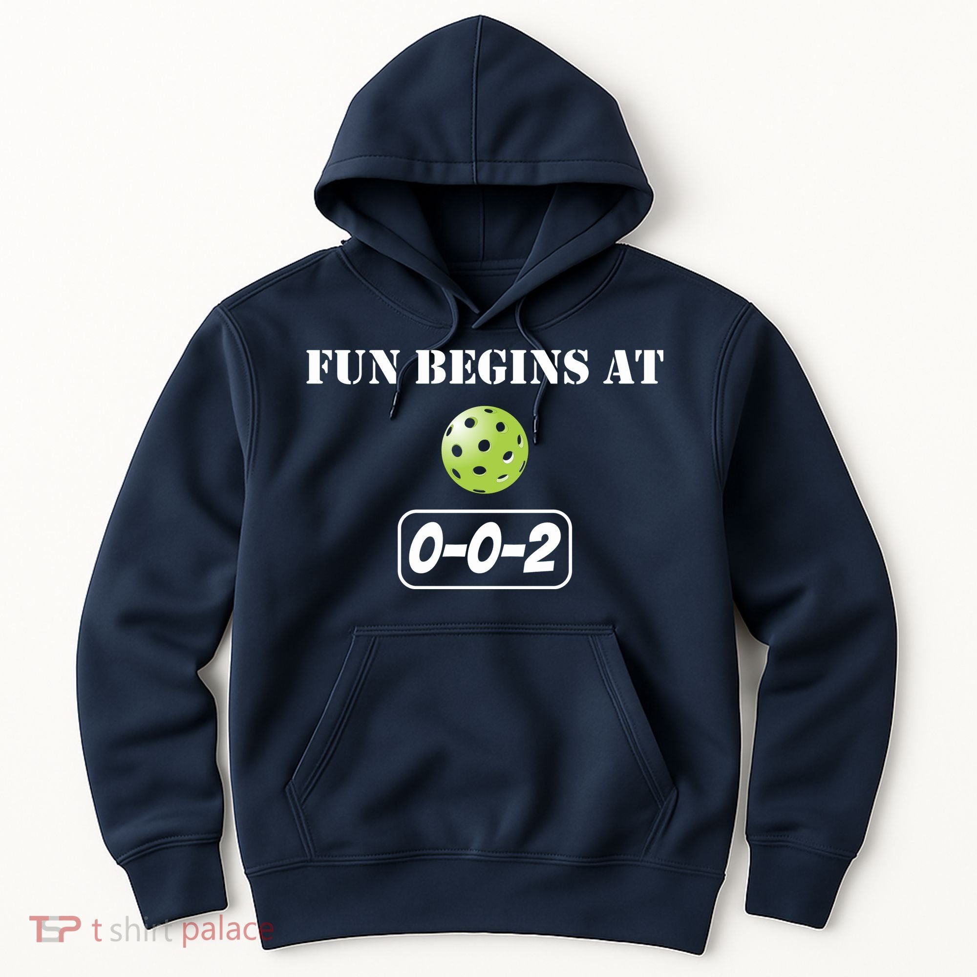 Fun Pickleball, Fun Begins At 002, Pickleball For Life Hoodie