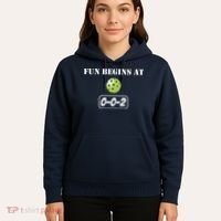 Fun Pickleball, Fun Begins At 002, Pickleball For Life Hoodie thumb 5