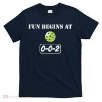 Fun Pickleball, Fun Begins At 002, Pickleball For Life T-Shirt thumb 0
