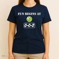 Fun Pickleball, Fun Begins At 002, Pickleball For Life T-Shirt thumb 4