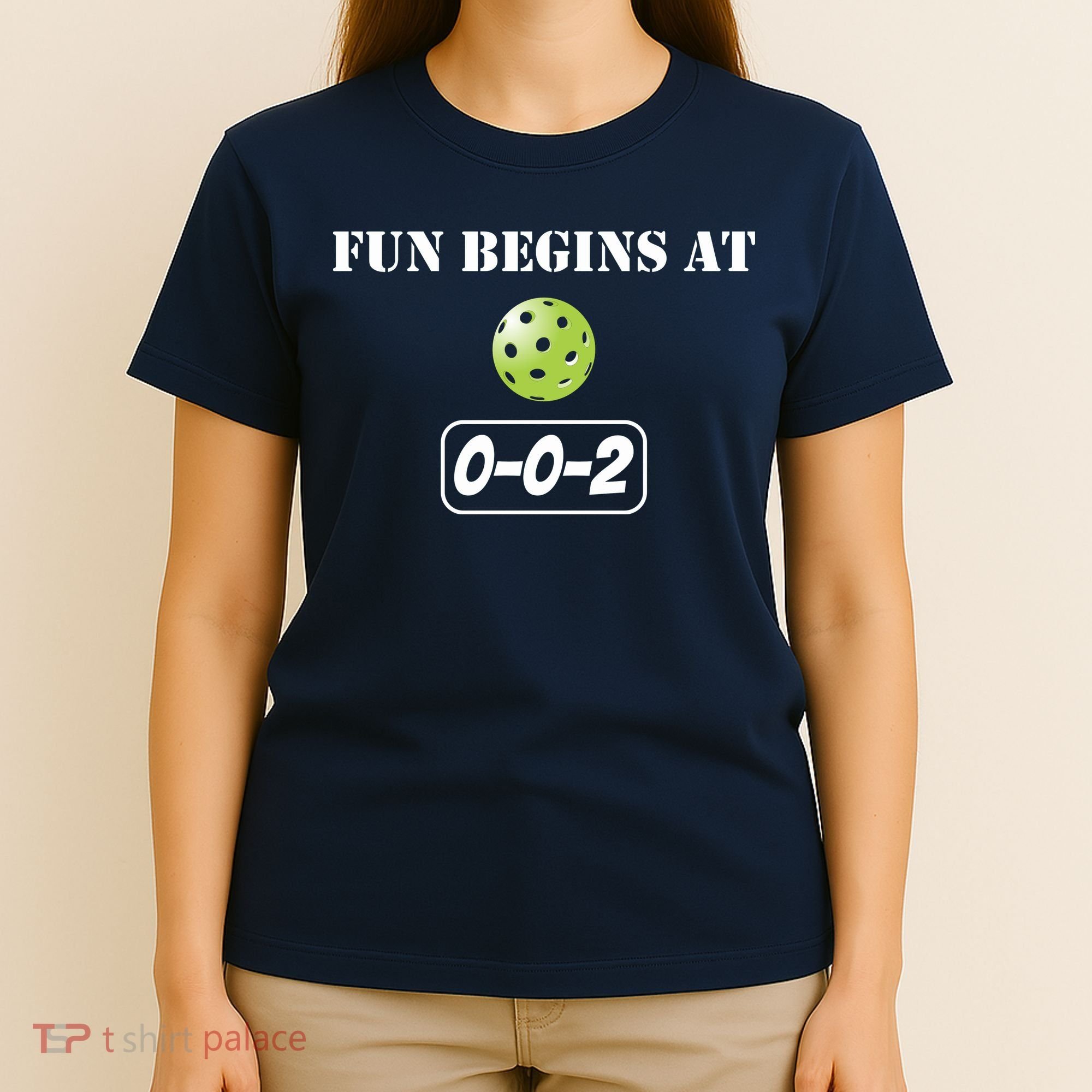 Fun Pickleball, Fun Begins At 002, Pickleball For Life T-Shirt