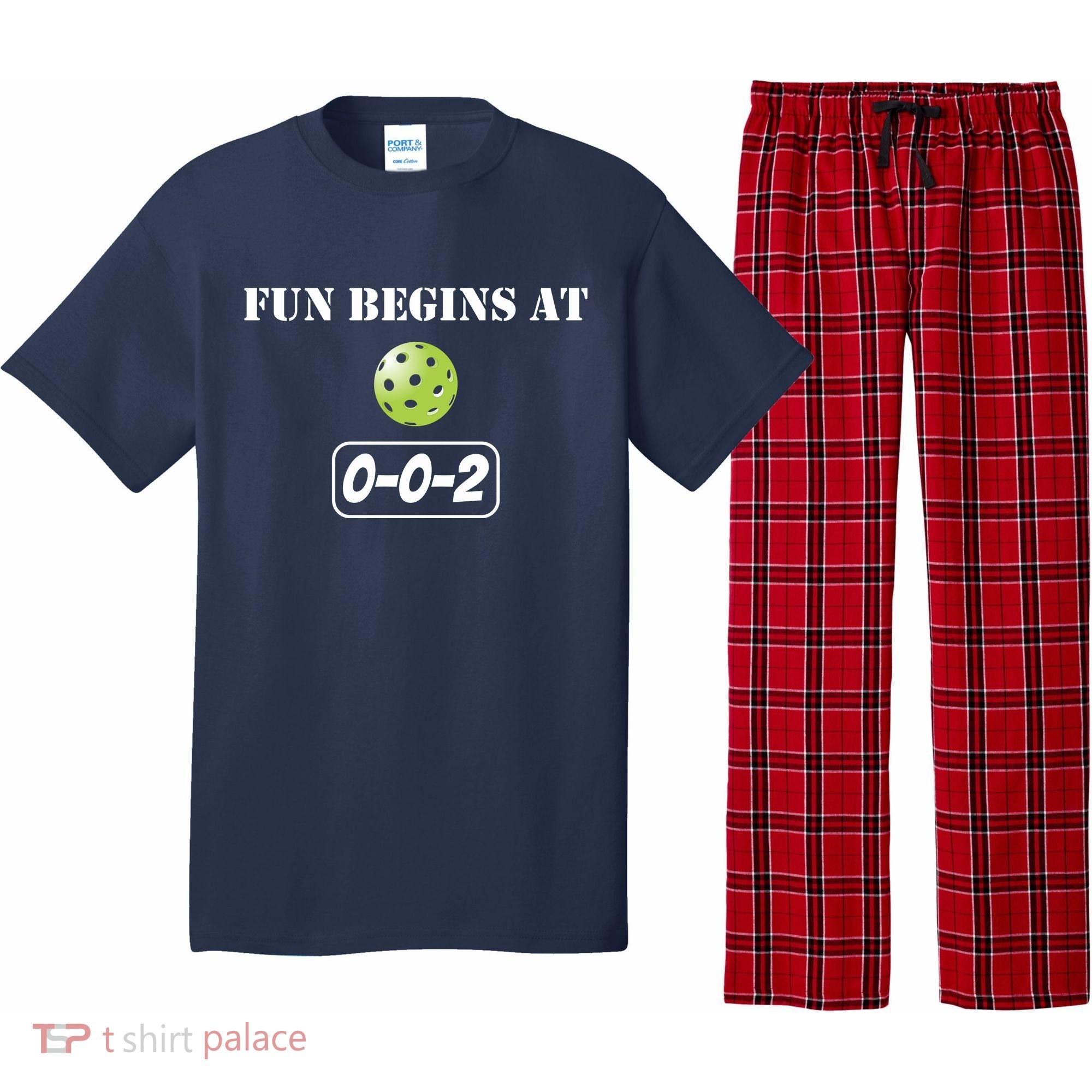 Fun Pickleball, Fun Begins At 002, Pickleball For Life Pajama Set