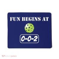 Fun Pickleball, Fun Begins At 002, Pickleball For Life Mousepad thumb 0