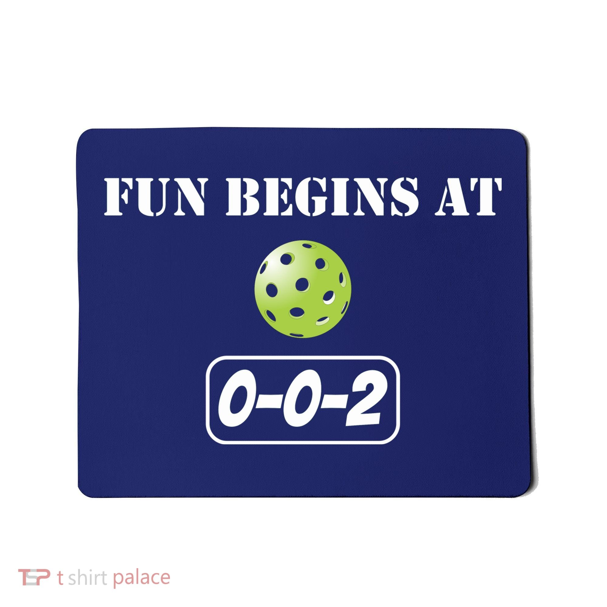 Fun Pickleball, Fun Begins At 002, Pickleball For Life Mousepad