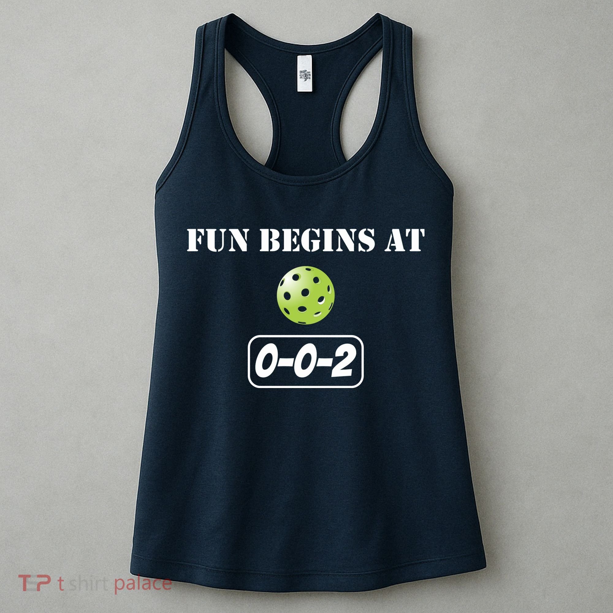 Fun Pickleball, Fun Begins At 002, Pickleball For Life Women's Tank Top