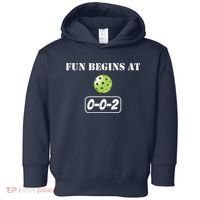 Fun Pickleball, Fun Begins At 002, Pickleball For Life Toddler Hoodie thumb 0