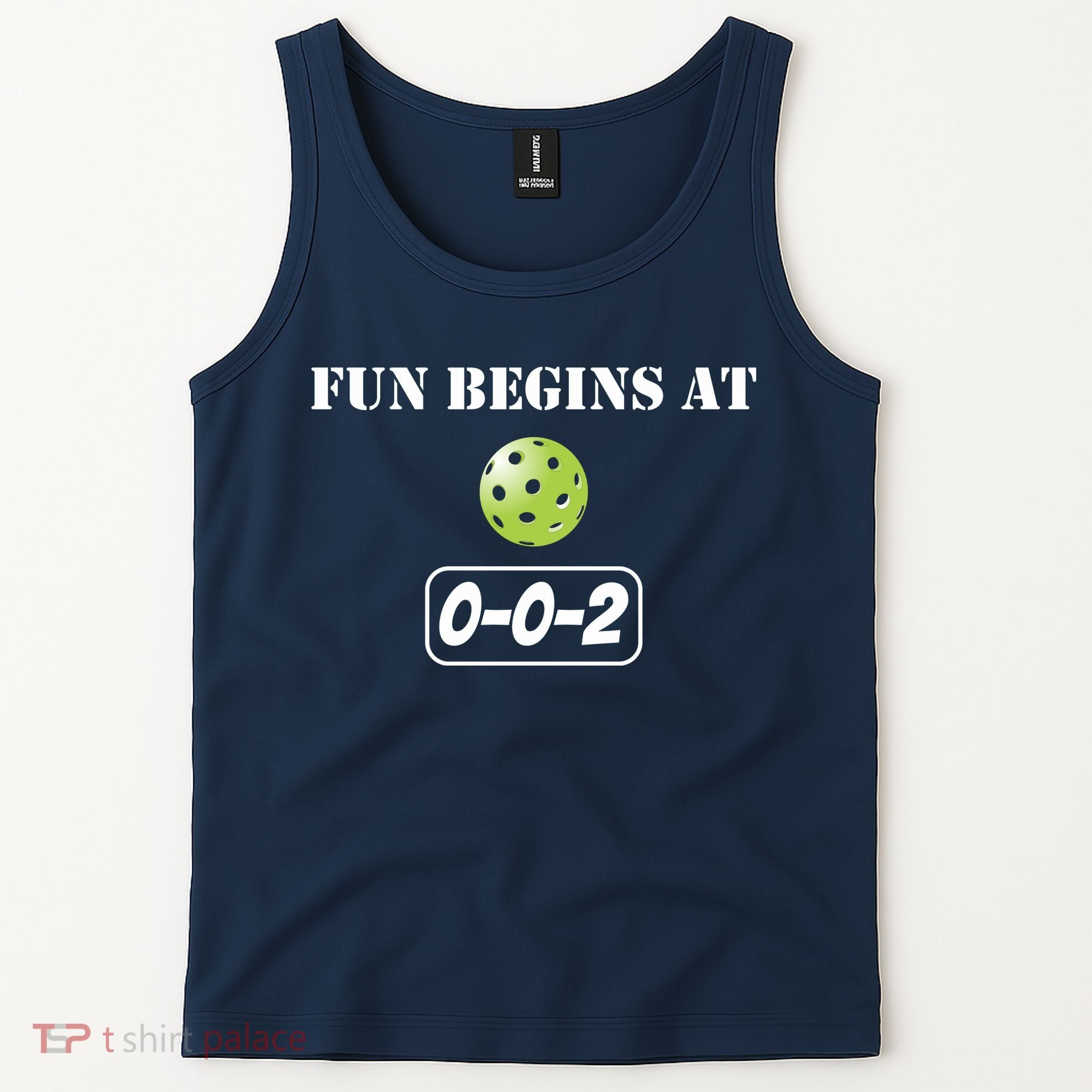 Fun Pickleball, Fun Begins At 002, Pickleball For Life Tank Top