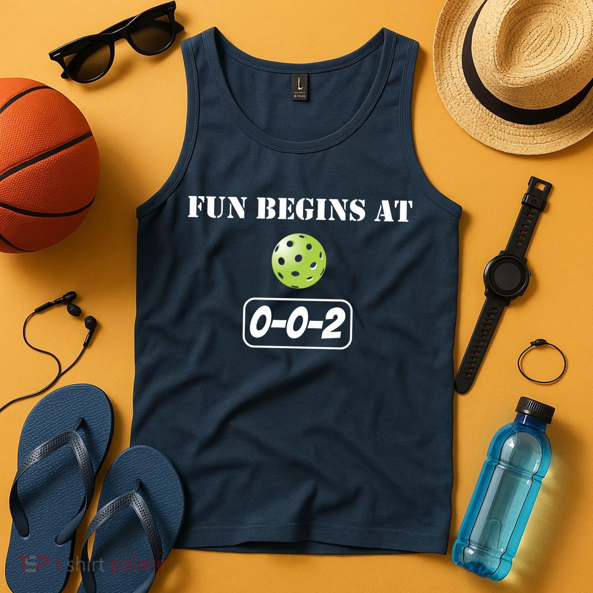 Fun Pickleball, Fun Begins At 002, Pickleball For Life Tank Top