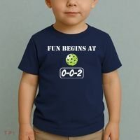 Fun Pickleball, Fun Begins At 002, Pickleball For Life Toddler T-Shirt thumb 2