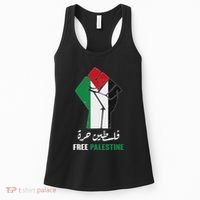 Free Palestine Free Gaza Palestinians Lives Matter Women's Tank Top thumb 0