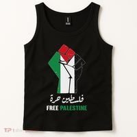 Free Palestine Free Gaza Palestinians Lives Matter Tank Top thumb 2