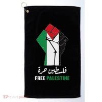 Free Palestine Free Gaza Palestinians Lives Matter Golf Towel thumb 0