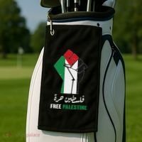 Free Palestine Free Gaza Palestinians Lives Matter Golf Towel thumb 2